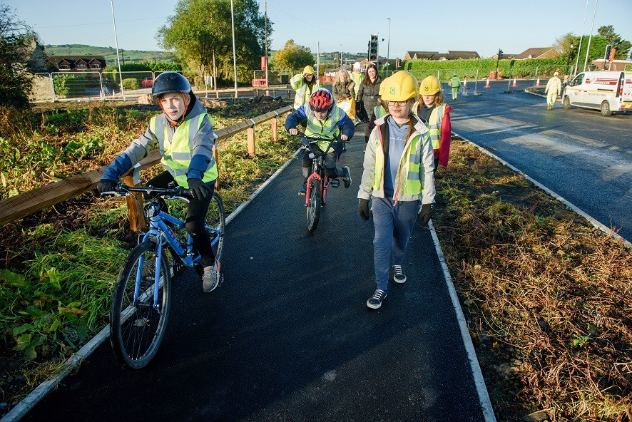 Key Target of the BwD Safer Roads Strategy is a 30%  reduction in fatal and serious casualties - cycling walking issa way