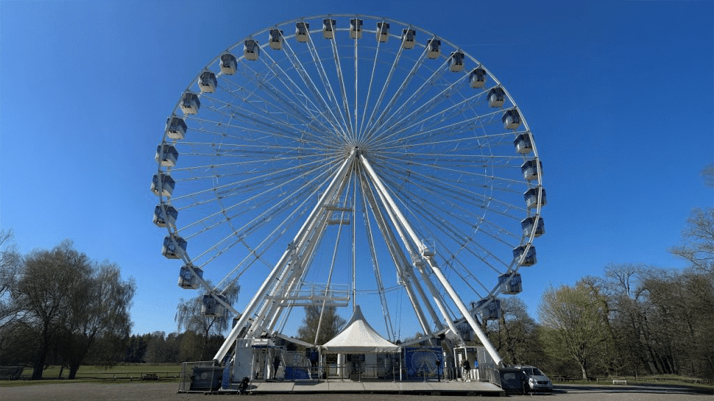 The UK’s tallest transportable observation wheel has arrived in Blackburn town centre – and it's HUGE! - Blackburn Wheel 2025