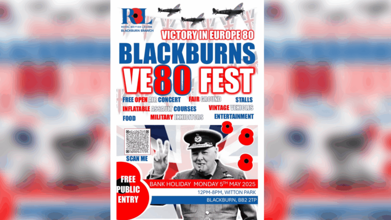 VE80 Fest Gears Up for a Massive Day of Music, Community and Commemoration in Blackburn - vefest80updated e1751920894728